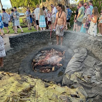 Old Lahaina Luau - Unearthed Kalua pig! - Performing Arts Near Me - Lahaina, Hawaii