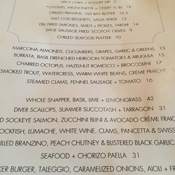 Shaker + Spear - Menu Sept 2018 - Seafood Near Me - Seattle, Washington Shaker + Spear - Menu Sept 2018 - Seafood Near Me - Seattle, Washington