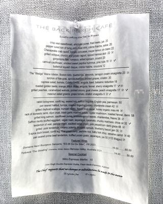 Menu photo 1 Back Porch Cafe Rehoboth Beach, DE Menu photo 1 Back Porch Cafe Rehoboth Beach, DE