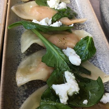 Moku Kitchen - Roasted Squash Ravioli ($12): one of our faves during Happy Hour! - Cocktail Bars Near Me - Honolulu, Hawaii