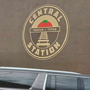 Central Station Bar And Grill - a car parked in front of the restaurant - Seafood Near Me - Yoakum, Texas Central Station Bar And Grill - a car parked in front of the restaurant - Seafood Near Me - Yoakum, Texas