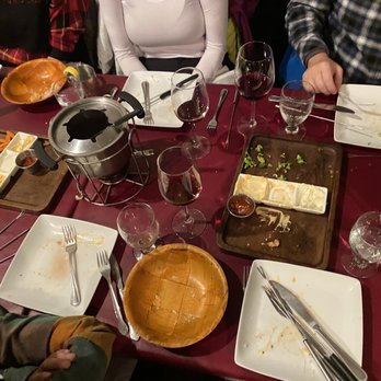 The Swiss Haven - Empty plates! - Fondue Near Me - Breckenridge, Colorado The Swiss Haven - Empty plates! - Fondue Near Me - Breckenridge, Colorado