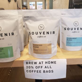 Souvenir Coffee - Whole beans are 20% off! - Coffee & Tea Near Me - Berkeley, California