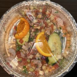 Casuelita ceviche de Camaro casero Casuelita ceviche de Camaro casero