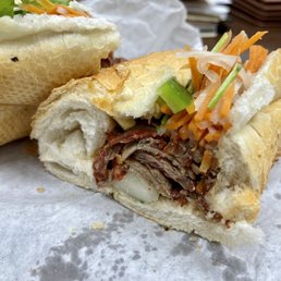 Honey Braised BBQ Pork Banh Mi Honey Braised BBQ Pork Banh Mi