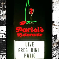 Parisi's Ristorante Italiano - The ONLY public place entertainer Greg Rini will perform at in South Bend!