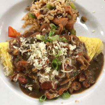 Memphis Cafe - Crawfish Etouffee Omelet - Southern Near Me - Costa Mesa, California