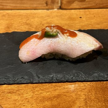 Yuki Handroll Bar - Fat yellow tail nigiri - Sushi Bars Near Me - Austin, Texas
