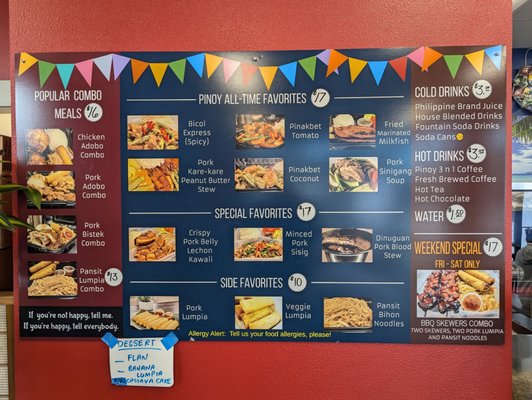 Menu photo 1 The Manila Fiesta Salem, OR Menu photo 1 The Manila Fiesta Salem, OR