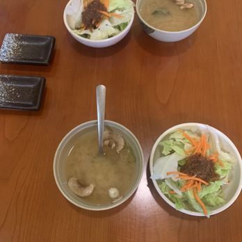 Okawa Japanese Restaurant - Sides Miso soup House salad - Japanese Near Me - Antioch, California Okawa Japanese Restaurant - Sides Miso soup House salad - Japanese Near Me - Antioch, California