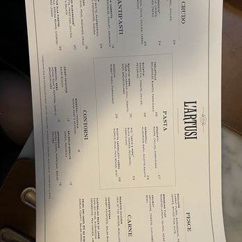 L'Artusi - Menu - Italian Near Me - New York, New York