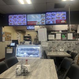 Menu / interior