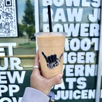 Juice n' Bowls - Papaya Power - almond milk, papaya, almonds, agave, and a full scoop of vanilla protein powder! - Juice Bars & Smoothies Near Me - Montclair, California Juice n' Bowls - Papaya Power - almond milk, papaya, almonds, agave, and a full scoop of vanilla protein powder! - Juice Bars & Smoothies Near Me - Montclair, California