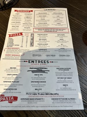 Menu photo 1 Manzana's Restaurant Onaway, MI Menu photo 1 Manzana's Restaurant Onaway, MI