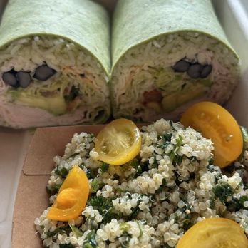 Jan's Health Bar - Fresko wrap! - Salad Near Me - Laguna Beach, California