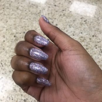 Lacquer Nail Bar - Acrylic with Gel Polish. Coffin Shape. $60 - Nail Salons Near Me - Atlanta, Georgia
