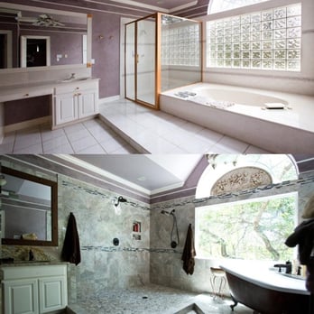 ICS Quality Homes - a bathroom before and after remodeling - General Contractors Near Me - Round Rock, Texas ICS Quality Homes - a bathroom before and after remodeling - General Contractors Near Me - Round Rock, Texas