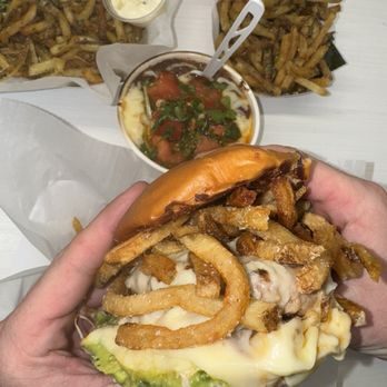 Frita Batidos - Chorizo Frita + avocado + bacon - Cuban Near Me - Ann Arbor, Michigan
