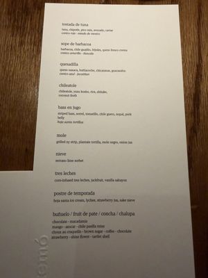 Menu photo 2 Tatemó Houston, TX Menu photo 2 Tatemó Houston, TX