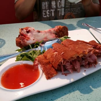 Henry's Cuisine - German salt hock is perfect with beer - Asian Fusion Near Me - Alhambra, California