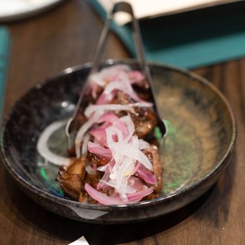 Lineage - Smoke meat - sweet pork, guava jelly, piko onion - Asian Fusion Near Me - Wailea, Hawaii