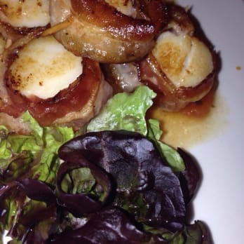 Moose's Wild Pub - Bacon wrapped scallops were just ok - bacon seemed undercooked for my taste, the tomato chutney is weird - extra sweet &thyme-y - Pubs Near Me - Moncton, New Brunswick Moose's Wild Pub - Bacon wrapped scallops were just ok - bacon seemed undercooked for my taste, the tomato chutney is weird - extra sweet &thyme-y - Pubs Near Me - Moncton, New Brunswick
