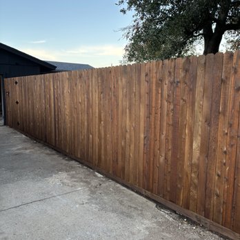 Trejo Fence - Finished stained fence - Fences & Gates Near Me Trejo Fence - Finished stained fence - Fences & Gates Near Me