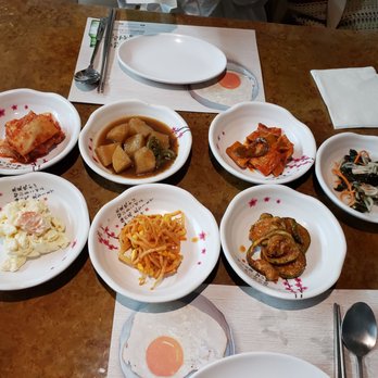 Madang Garden - a variety of dishes on a table - Korean Near Me - Las Vegas, Nevada Madang Garden - a variety of dishes on a table - Korean Near Me - Las Vegas, Nevada