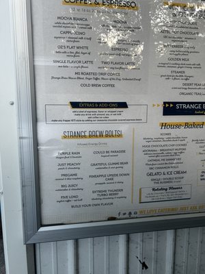Menu photo 2 Strange Brew Coffeehouse Tupelo, MS