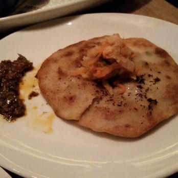 B Side - Pork belly pupusa - New American Near Me - Fairfax, Virginia B Side - Pork belly pupusa - New American Near Me - Fairfax, Virginia