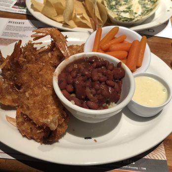 Cheddar's Scratch Kitchen - My food again the Coconut Shrimp, Sweet Baby Carrots and Red Beans & Rice my Santa Fe Spinach Dip in the back was good af - American Near Me - Gainesville, Georgia Cheddar's Scratch Kitchen - My food again the Coconut Shrimp, Sweet Baby Carrots and Red Beans & Rice my Santa Fe Spinach Dip in the back was good af - American Near Me - Gainesville, Georgia