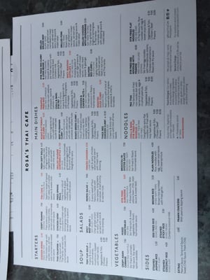 Menu photo 3 Rosa's Carnaby London, XGL