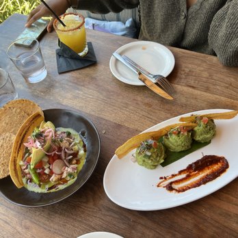 Sol Agave - Guac sampler and Ceviche - New Mexican Cuisine Near Me - Santa Monica, California Sol Agave - Guac sampler and Ceviche - New Mexican Cuisine Near Me - Santa Monica, California
