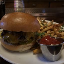 Fresh Burger and fries Fresh Burger and fries