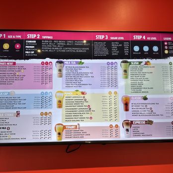 Kung Fu Tea - Menu - Bubble Tea Near Me - Fishers, Indiana
