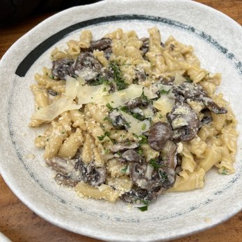 Brava Garden Eatery - Homemade Rigatoni Mushroom - Wine Bars Near Me - Pleasanton, California