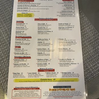 Sabores Tapas Bar - Menu - Tapas Bars Near Me - Arlington, Virginia Sabores Tapas Bar - Menu - Tapas Bars Near Me - Arlington, Virginia