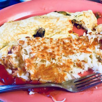 Chad's - Omelette with chorizo, roasted chiles, cheese - Breakfast & Brunch Near Me - Santa Barbara, California