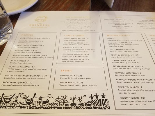Menu photo 1 Casa Brindisa London, XGL