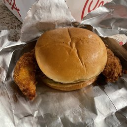 Spicy Chicken Sandwich or is it a soft shell crab?
