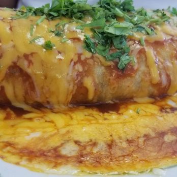 Goody's Cafe - Wet carne asada burrito. - Burgers Near Me - Thousand Palms, California