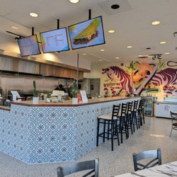 Tia Juana - Interior space - orders are placed and paid for at the front counter.