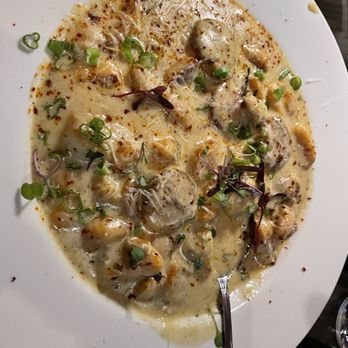 Kix On Main - Scallops and sausage gnocchi - New American Near Me - Canandaigua, New York Kix On Main - Scallops and sausage gnocchi - New American Near Me - Canandaigua, New York