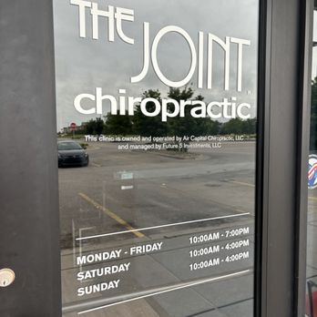 The Joint Chiropractic - Convenient hours! Open 7 days per week! - Chiropractors Near Me - Derby, Kansas The Joint Chiropractic - Convenient hours! Open 7 days per week! - Chiropractors Near Me - Derby, Kansas