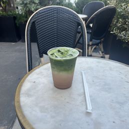 Iced oat ginger mat chai on a sunny summer afternoon in Nolita! Am I in heaven? Iced oat ginger mat chai on a sunny summer afternoon in Nolita! Am I in heaven?