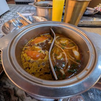 98 Shabu+Grill Seafood AYCE - Personal pots - #1 house special and #7 Viet sour style - both broths were strong in flavor - Hot Pot Near Me - Westminster, California