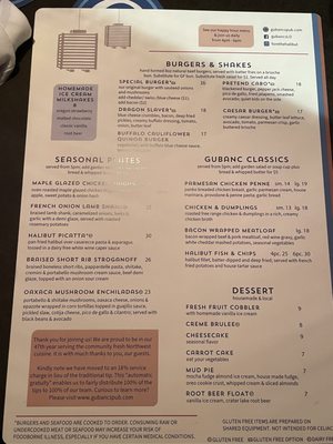 Menu photo 3 Gubanc's Pub Lake Oswego, OR