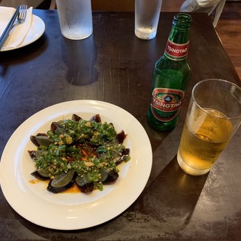 Peppercorns Kitchen - Green pepper Preserved Egg - Szechuan Near Me - Evanston, Illinois