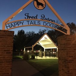 Fred Quinn Happy Tails Dog Park - Well lit areas.
