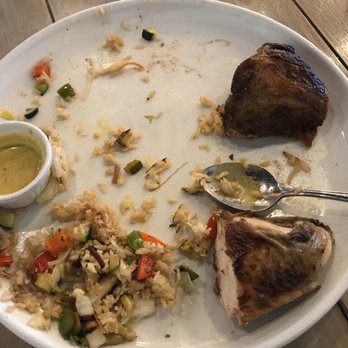 Embur - This WAS a whole chicken with Peruvian Rice - Desserts Near Me - Greensboro, North Carolina Embur - This WAS a whole chicken with Peruvian Rice - Desserts Near Me - Greensboro, North Carolina